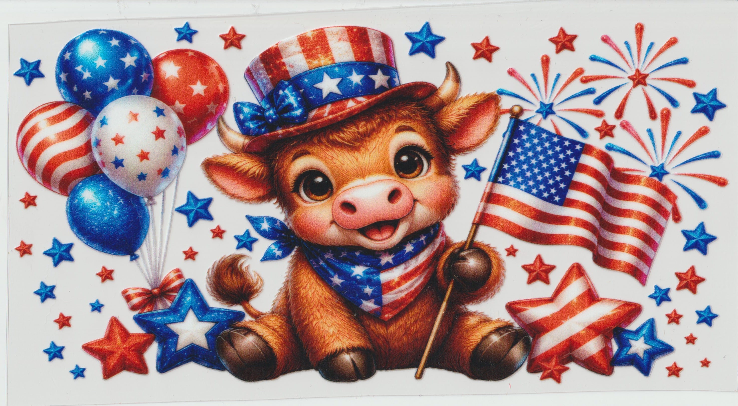 4th of July Moo Moo