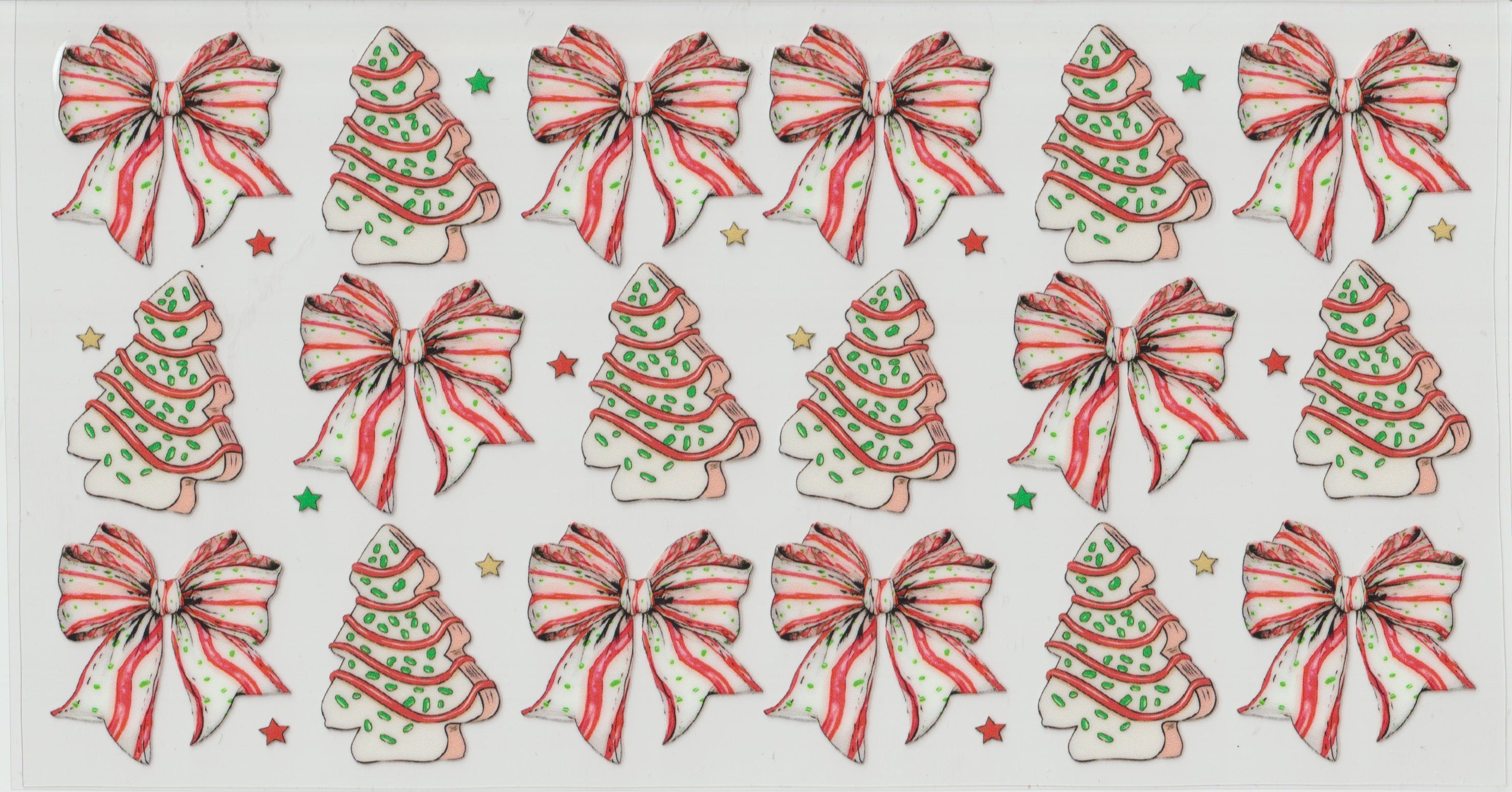 Bows and Debbie Cake Trees