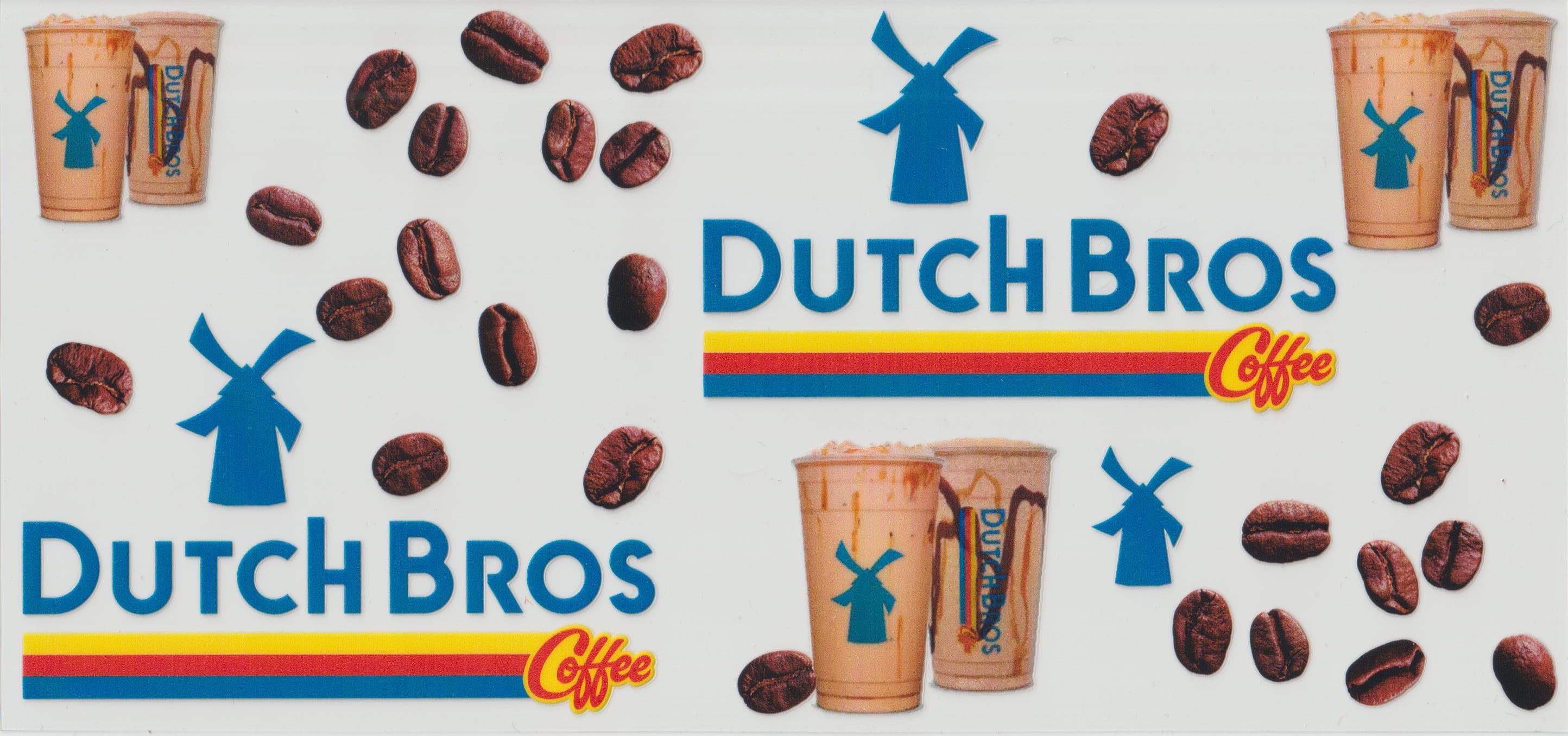 Dutch Bros. Coffee Beans and Cups