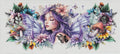 Purple haired fairy