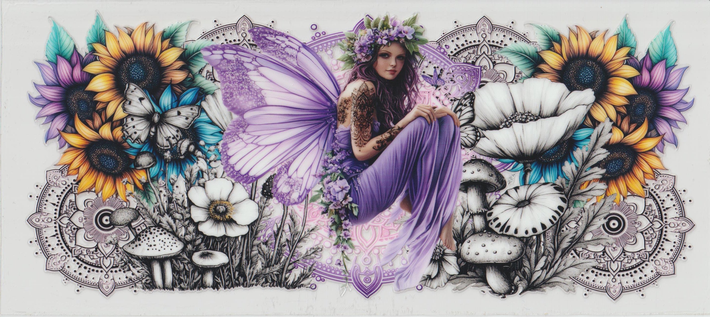 purple dress fairy