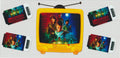 Stranger things yellow tv