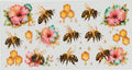Bees and flowers