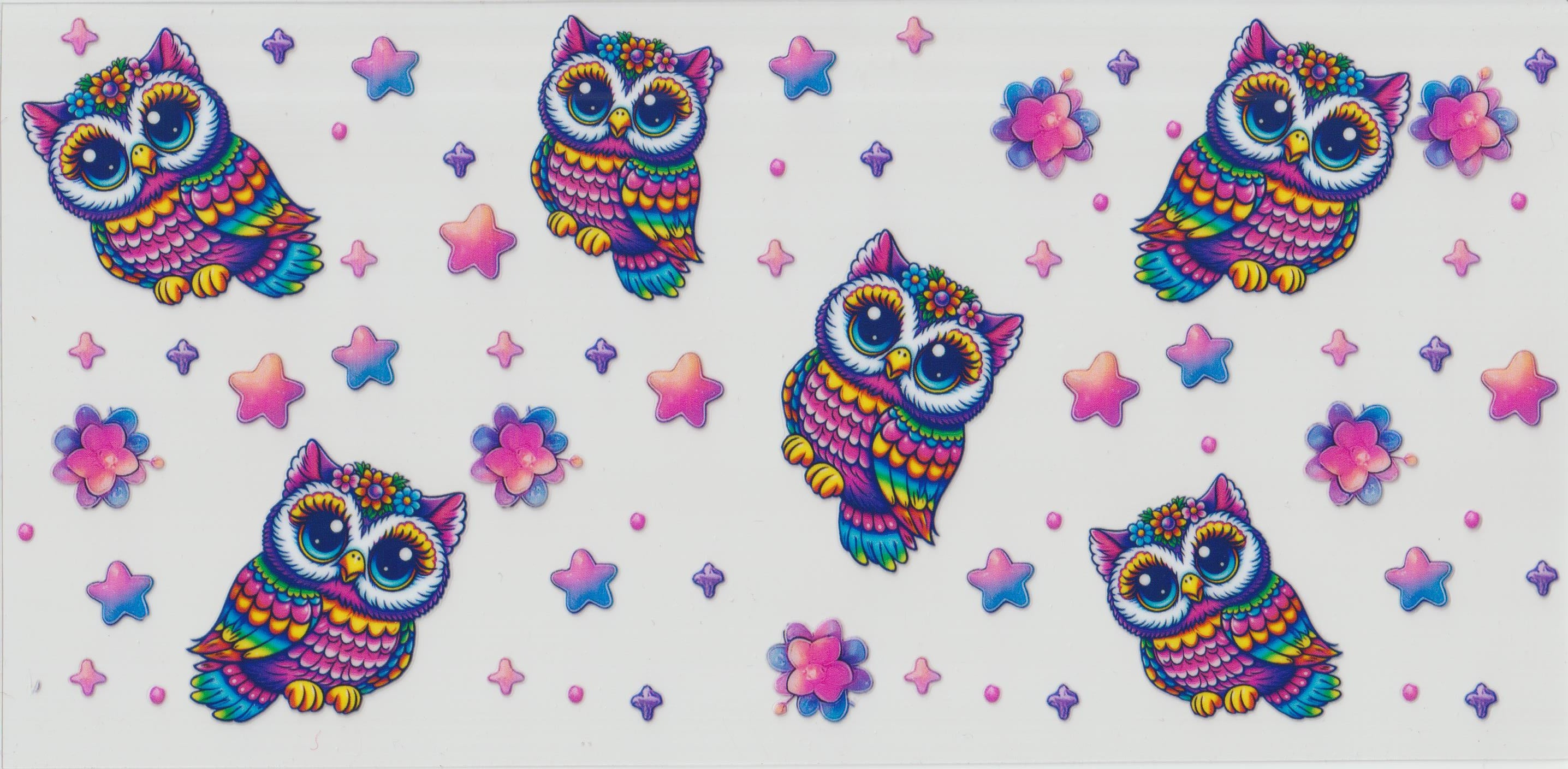 Colorful Owls
