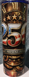 250th 4th of July stainless steel tumbler