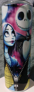 Jack and Sally 20oz Stainless steel tumbler