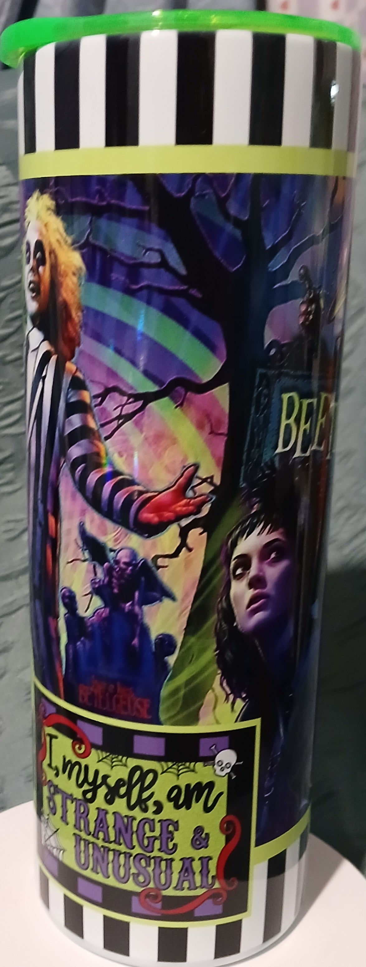 Beetlejuice 20oz Stainless steel tumbler